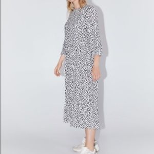 Zara print maxi dress